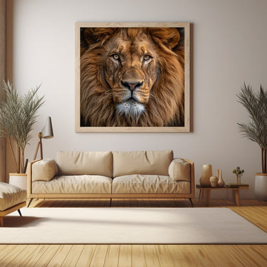 Tableau Tête De Lion